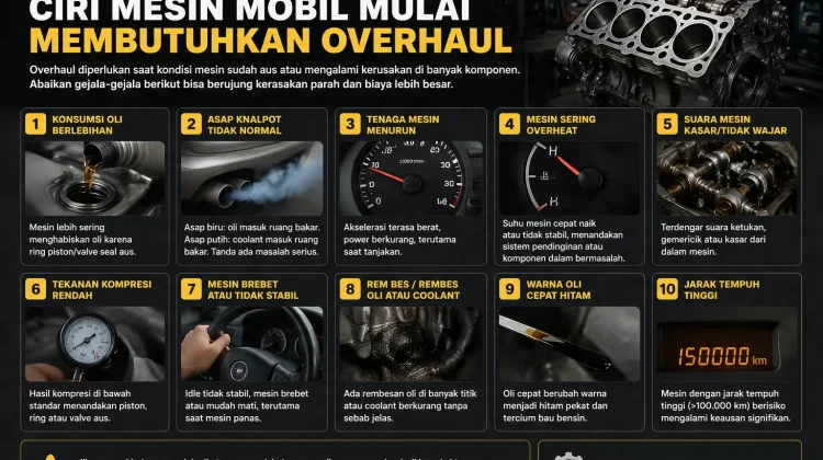 Kenali Gejalanya Ciri Mesin Mobil Mulai Membutuhkan Overhaul