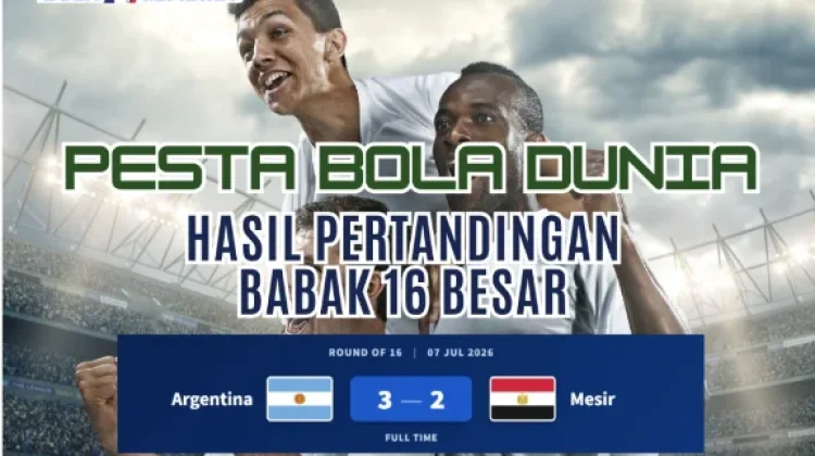 Argentina Lolos Dramatis ke Perempat Final, Taklukkan Mesir 3-2