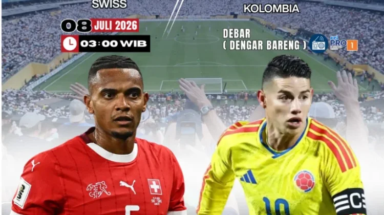 Swiss Tantang Kolombia di Babak 16 Besar, Dengarkan Siaran Langsungnya Bersama RRI