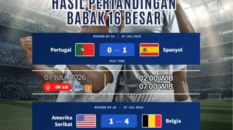 Spanyol dan Belgia Melaju ke Perempat Final, Portugal Tersingkir Dramatis