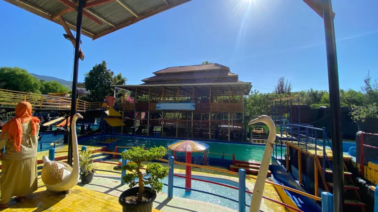 Pemandian WaterBoom Taman Rusa Aceh Besar Jadi Incaran Warga saat Cuaca Panas