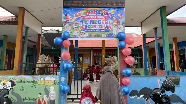 TK Negeri Percontohan Aceh Barat Sambut Murid Baru dengan MPLS Ramah Anak
