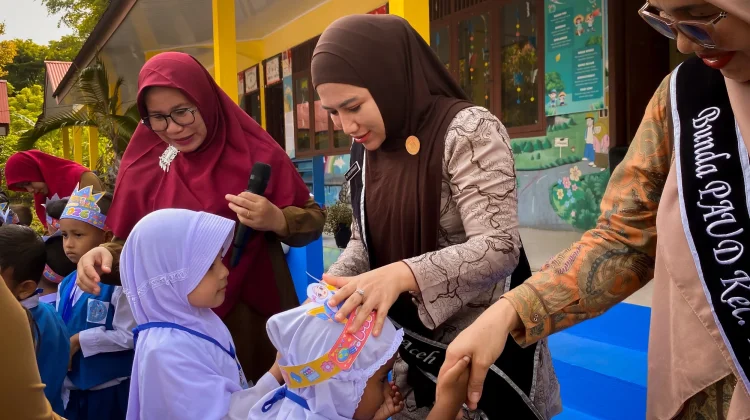 Bunda PAUD Aceh Jaya Harapkan MPLS Dengan Pendekatan Ramah Anak