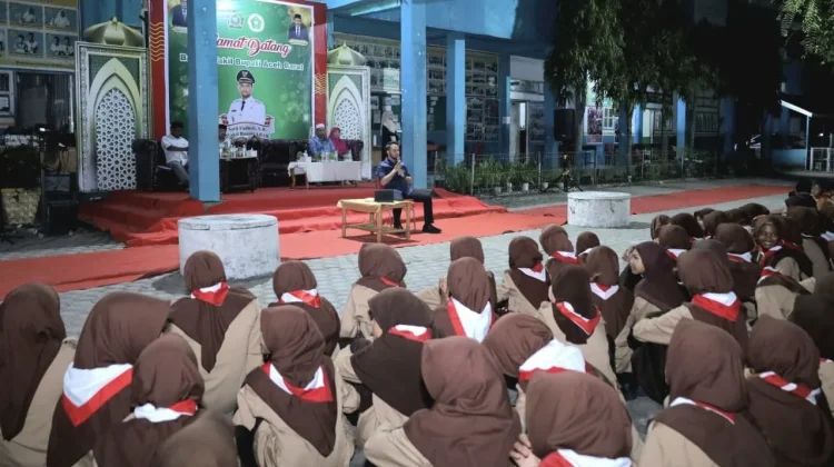 Wabup Aceh Barat Motivasi Siswa MTs Harapan Bangsa