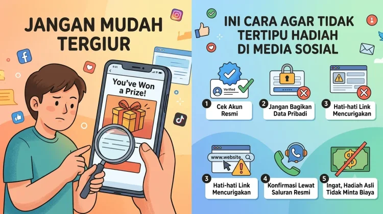 Jangan Mudah Tergiur, Ini Cara agar Tidak Tertipu Hadiah di Media Sosial