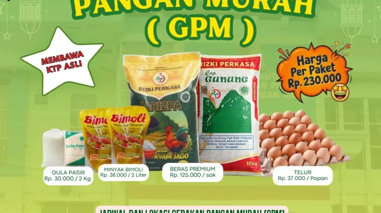 HUT Ke-24 Nagan Raya Diramaikan Gerakan Pangan Murah, Beras hingga Telur