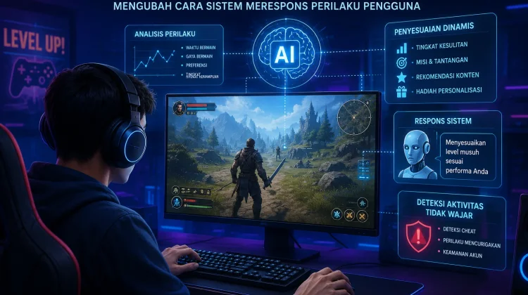 Integrasi AI dalam Platform Game Ubah Cara Sistem Merespons Perilaku Pengguna