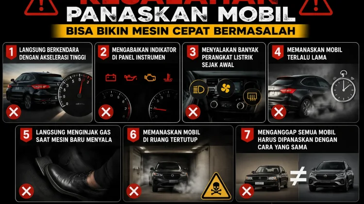 Kesalahan Panaskan Mobil Bisa Bikin Mesin Cepat Bermasalah