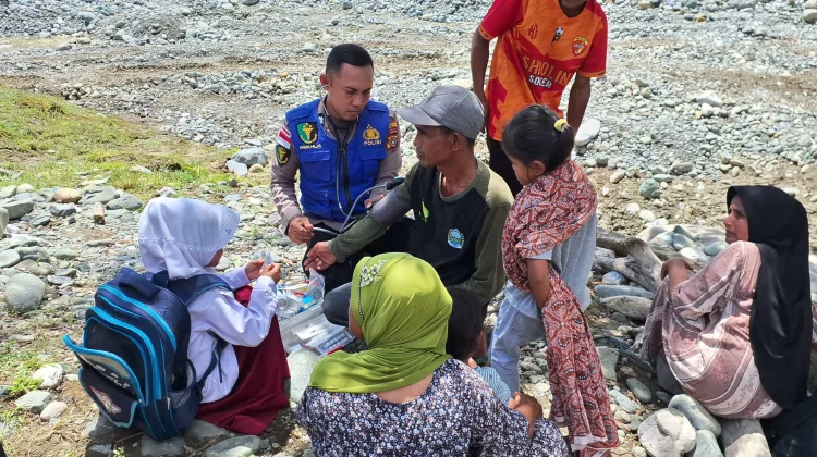 Kapolres Aceh Barat Tinjau Sikundo, Cari Solusi Jembatan Rusak