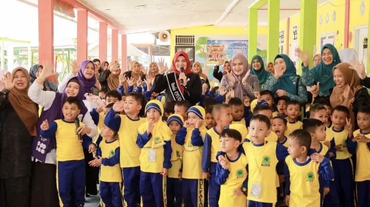 Bunda PAUD Aceh Barat Edukasi Kesehatan Gigi pada Peringatan Hari Anak Nasional