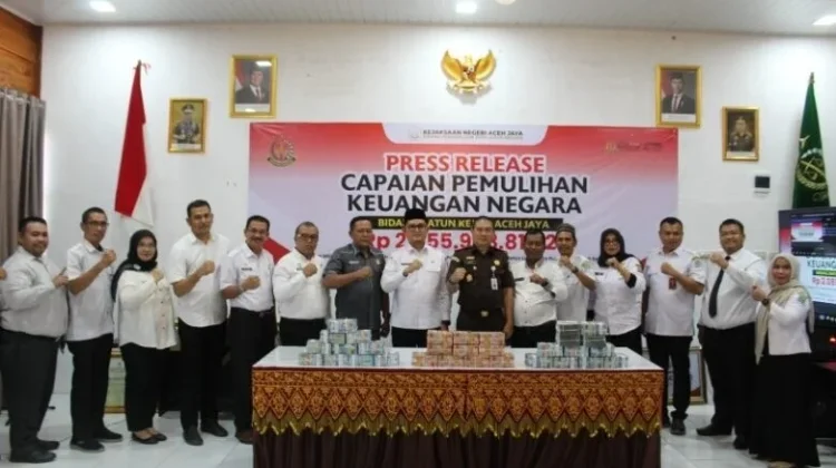 Kejari Aceh Jaya Pulihkan Keuangan Negara Rp2,05 Miliar