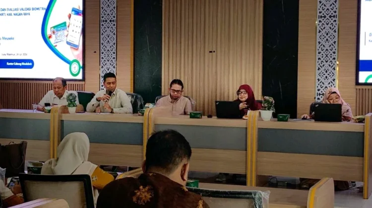 BPJS Kesehatan Meulaboh Sosialisasi Monitoring dan Evaluasi Validasi Biometrik