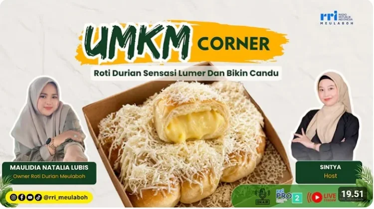 RRI Meulaboh Hadirkan UMKM Corner, Wadah Promosi dan Inspirasi Pelaku Usaha Lokal