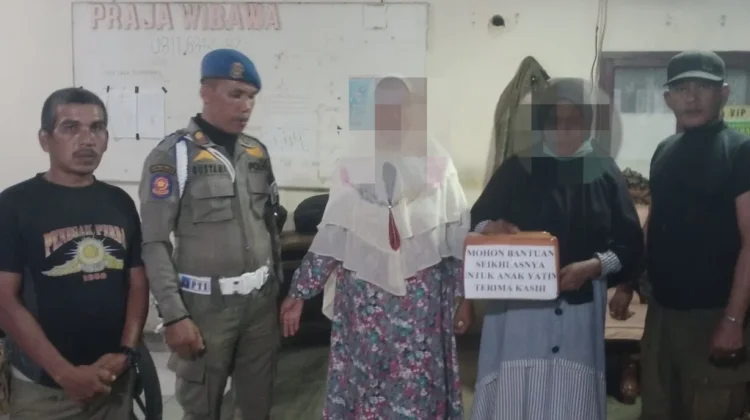 Satpol PP Aceh Barat Tertibkan Dua Pengemis di Simpang Empat Rundeng