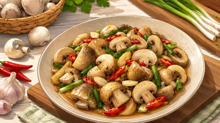 Resep Tumis Jamur Merang yang Viral, Lezat, Praktis, dan Cocok untuk Menu Harian