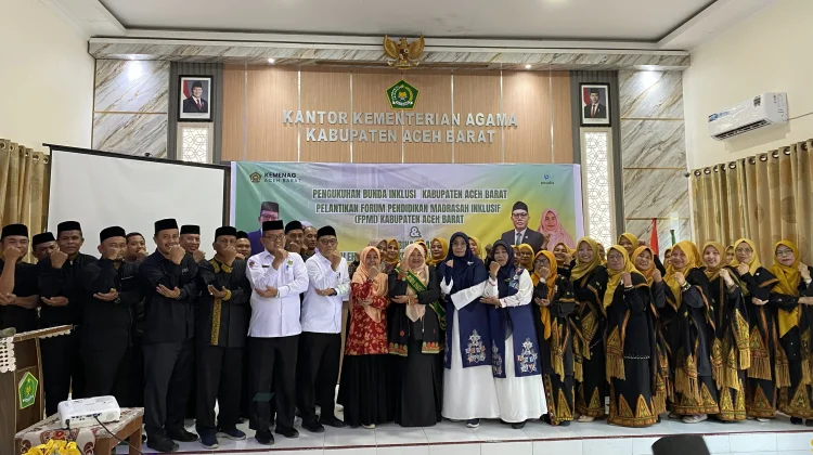 Bunda Inklusi dan Forum Pendidik Madrasah Inklusif Aceh Barat Dikukuhkan