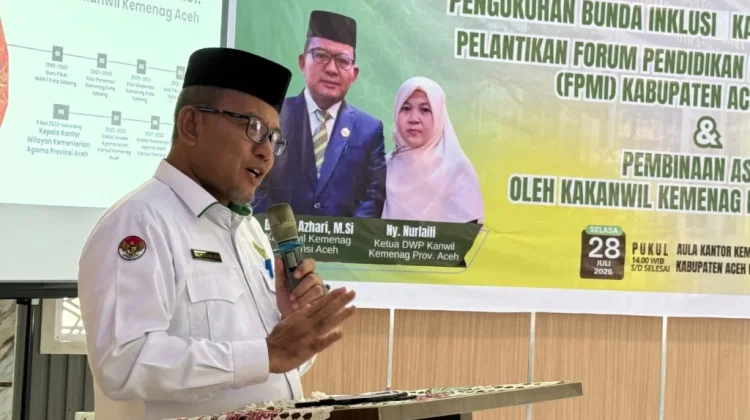 Kakanwil Kemenag Aceh Lakukan Pembinaan ASN dilingkungan Kemenag Aceh Barat