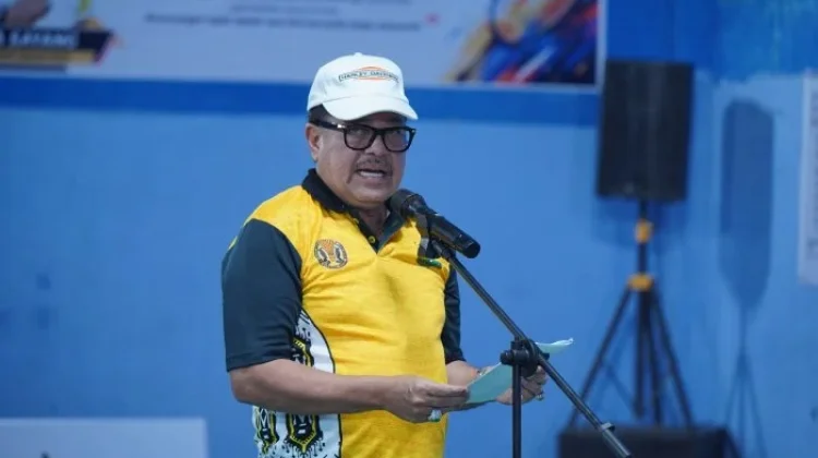 Bupati TRK Buka Turnamen Ampon Bang Cup I, 369 Pebulu Tangkis Berlaga