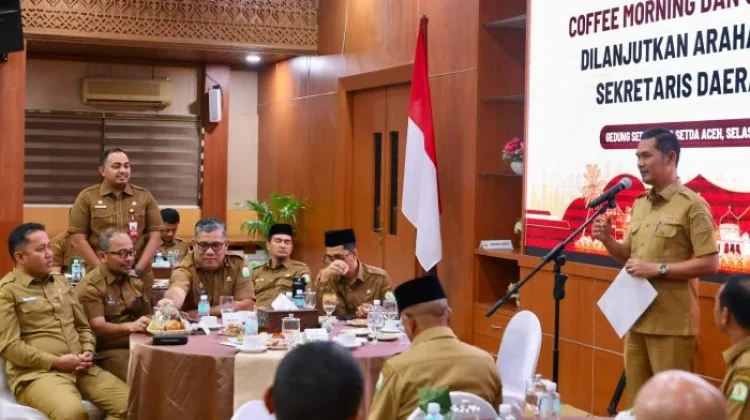 Sekda Aceh Tekankan Disiplin dan Kolaborasi ASN Dukung Program Pemerintah