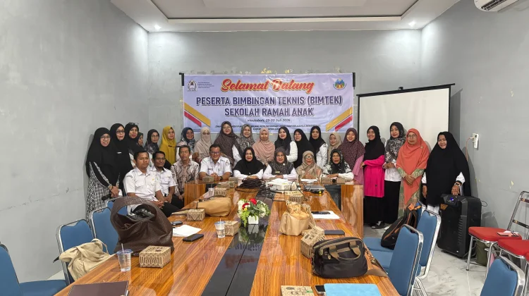 DP3AKB Aceh Barat  Bimtek Sekolah Ramah Anak