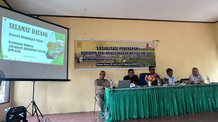 Kementan Targetkan 1.261 Hektare Sawah Nagan Raya Terapkan Sistem PM-AAS