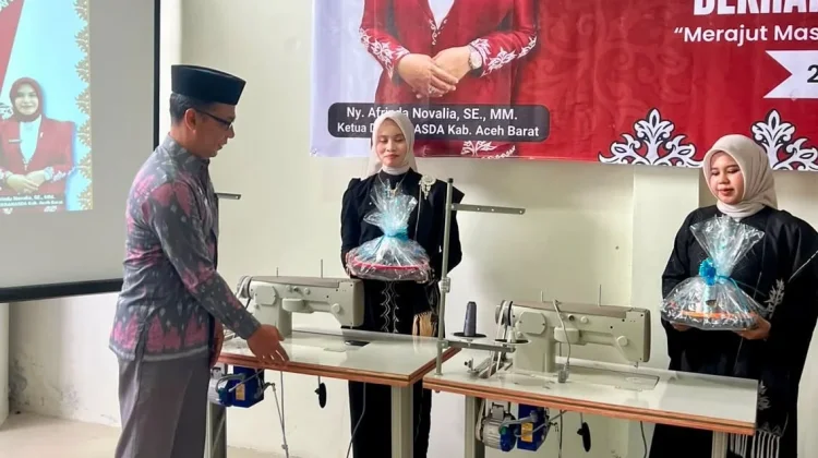 Aceh Barat Perkuat Pemberdayaan Perempuan lewat Pelatihan Bordir