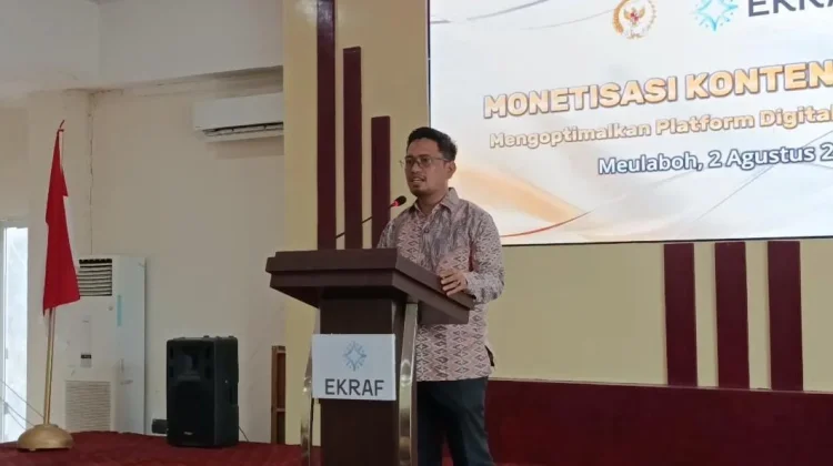 Kadis Kominsa Apresiasi Kemenekraf Dorong Kreator Digital Aceh Barat