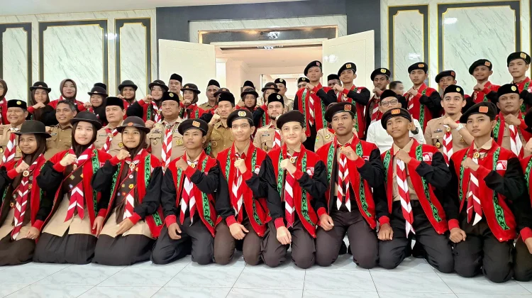 Bupati Aceh Barat Tarmizi Lepas Kontingen Pramuka Jambore Nasional ke-XII Cibubur