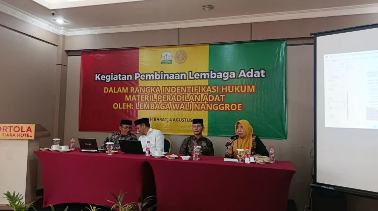 Lembaga Wali Nanggroe Gelar Pembinaan Lembaga Adat di Kabupaten Aceh Barat