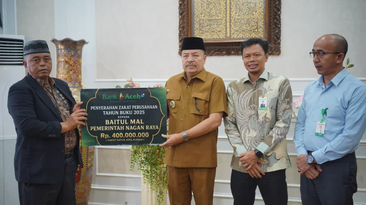 Pemkab Nagan Raya Terima Deviden 1,63 Miliar dari Bank Aceh
