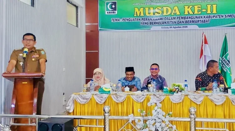 Bupati Simeulue Buka Musda II KAHMI Dorong Peran Alumni Bangun Daerah