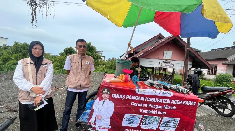 Dinas Pangan Aceh Barat Gelar Gerakan Pangan Murah Komoditas Ikan