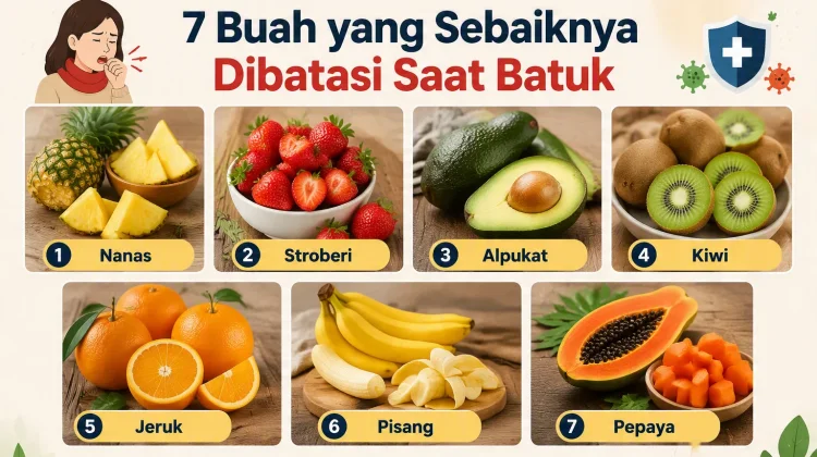 Berikut 7 Buah yang Sebaiknya Dibatasi Saat Batuk