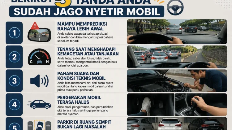 Berikut 5 Tanda Anda Sudah Jago Nyetir Mobil
