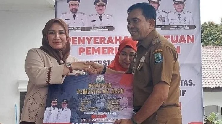 Bupati Simeulue Terima Bantuan Buffer Stock Bencana dari Pemerintah Aceh
