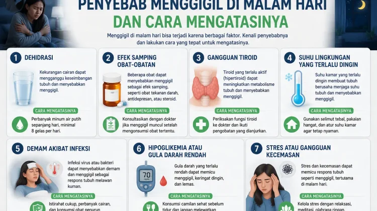 Penyebab Menggigil di Malam Hari dan Cara Mengatasinya