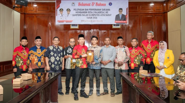 UTU Dukung Program Rajadesa Perkuat Pembangunan Desa di Aceh Barat