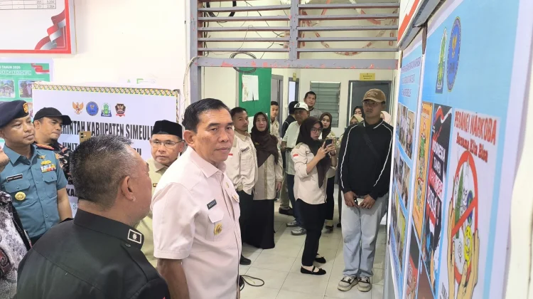 Bupati Simeulue Resmikan Posko Sekretariat Unit Layanan Terpadu P4GN