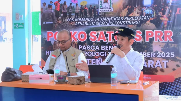 Pemkab Aceh Barat Bersama Satgas PRR Wilayah Aceh Lakukan Pertemuan