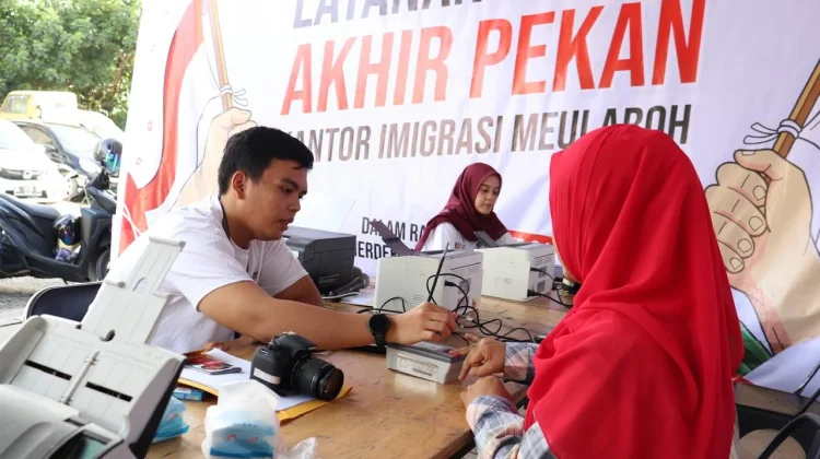 Sambut HUT RI, Imigrasi Meulaboh Layani Paspor Akhirpekan