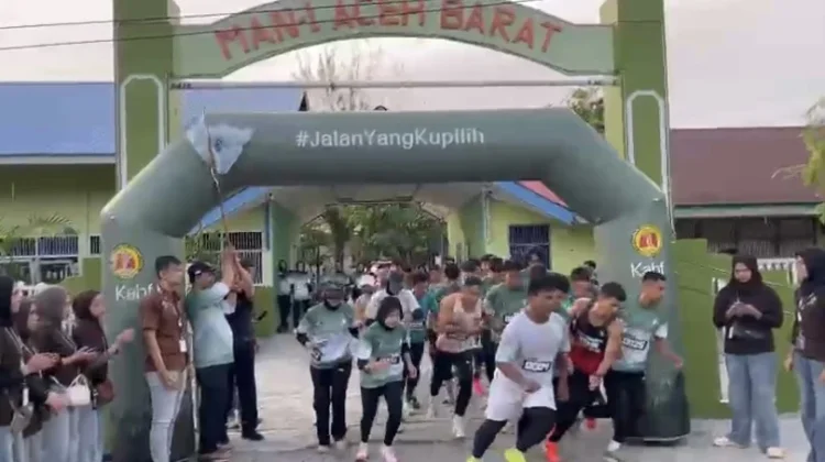 IKAMSA dan Kemenag Aceh Barat Semarakkan HUT RI lewat Jalan Santai dan Fun Run