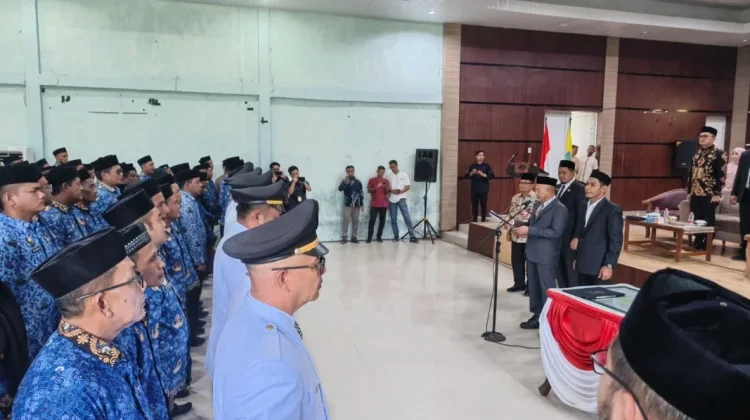 125 ASN Aceh Jaya Dilantik, Bupati Tekankan Kinerja dan Integritas