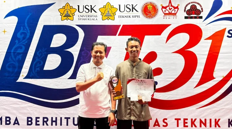 Jibril dan Ghaisan Juara Lomba Berhitung Fakultas Teknik ke-31