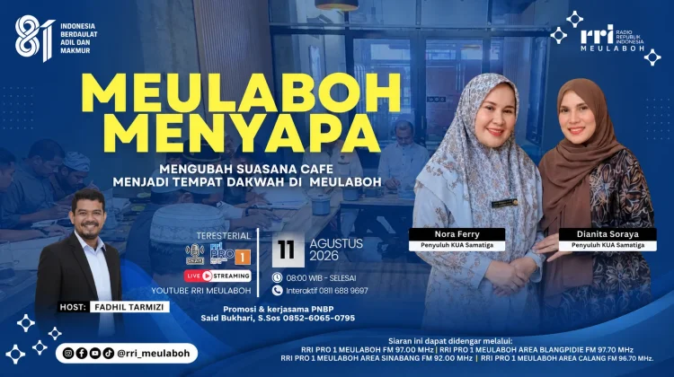 Ubah Suasana Kafe Jadi Ruang Dakwah di Aceh Barat