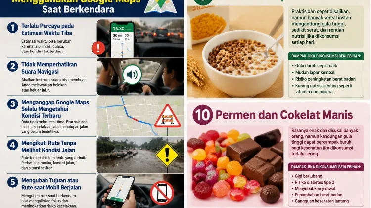 Berikut 5 Kesalahan Menggunakan Google Maps saat Berkendara