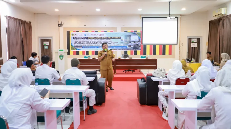TTE Diperkuat, Diskominsa Aceh Barat Dorong Layanan Digital Aman