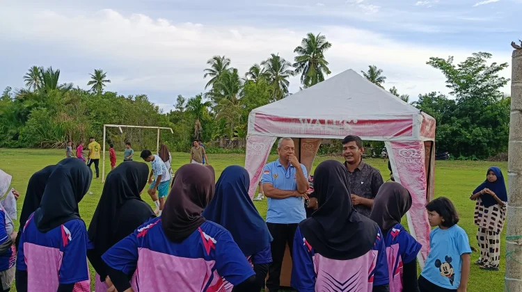 Turnamen Bola Voli Antar Dusun Meriahkan HUT RI ke-81 di Suak Raya