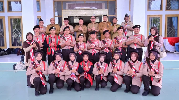 Pemkab Aceh Jaya Lepas Pramuka Terbaik menuju Jambore Nasional XII