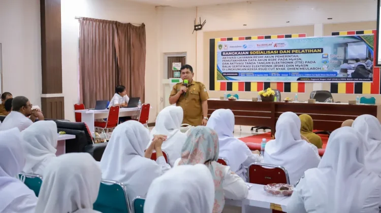 Diskominsa Aceh Barat Dorong Penerapan TTE untuk Dukung Layanan Digital RSUD CND