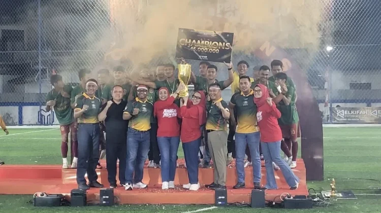 Kodim 0105 Aceh Barat Juara Turnamen Mini Soccer Piala Danrem